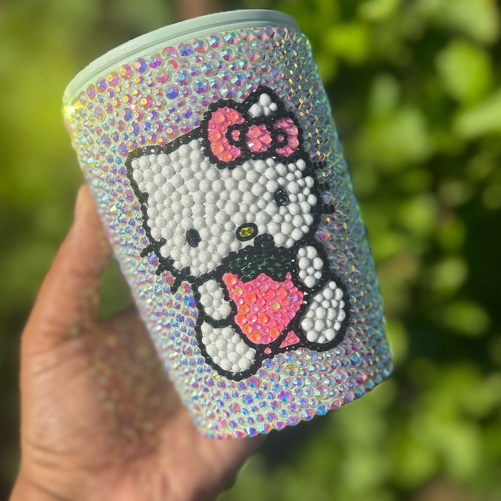 Hello Kitty blinged cup